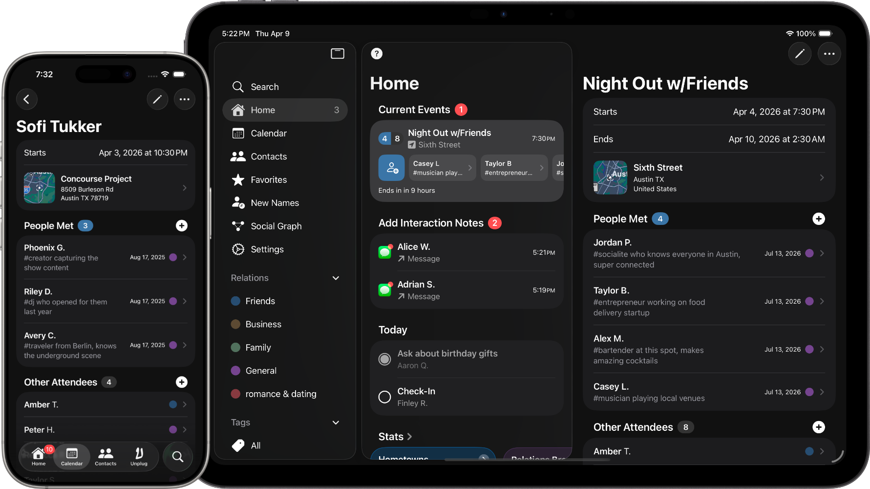 Dextr first met details on iPhone and iPad